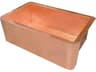 Native Trails Farmhouse Polished Copper Kitchen Sink