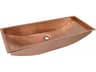 Native Trails Trough Polished Copper Bathroom Sink
