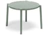 Nardi Doga Resin Menta Round Outdoor Patio End Table