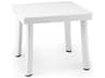 Nardi Rodi Resin Bianco Square Outdoor Side Table