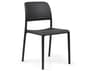 Nardi Bora Resin Antracite Stackable Bistro Side Chair
