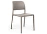 Nardi Bora Resin Tortora Stackable Bistro Side Chair