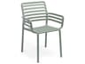 Nardi Doga Resin Menta Stackable Outdoor Dining Arm Chair