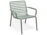 Nardi Doga Resin Menta Stackable Relax Outdoor Lounge Chair
