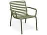 Nardi Doga Resin Agave Stackable Relax Outdoor Patio Lounge Chair