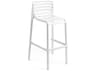 Nardi Doga Resin Bianco Stackable Outdoor Bar Stool