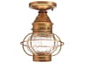 Northeast Lantern Onion 1-Light Outdoor Ceiling Light