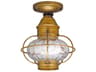 Northeast Lantern Onion 1-Light Outdoor Ceiling Light