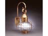 Northeast Lantern Onion 1 - Light Outdoor Wall Light with Optic Glass
