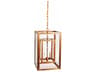 Northeast Lantern Foyer 2-Light Brass Mini Pendant