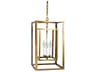Northeast Lantern Foyer 3-Light Brass Mini Pendant