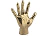 Noir Brass Open Hand Sculputure