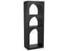 Noir Black Metal Bookcase