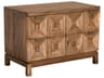 Noir Musashi 3-Drawers Brown Walnut Wood Dresser