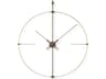 Nomon Bilbao Premium Brass Walnut Wall Clock