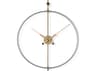 Nomon Mini Barcelona Black Brass Wall Clock