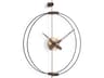 Nomon Micro Barcelona Black Polished Brass Wall Clock