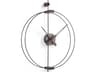 Nomon Micro Barcelona Black Graphite Wall Clock