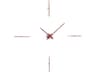 Nomon Merlin Chrome Red Wall Clock
