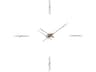 Nomon Merlin Chrome Walnut Wall Clock