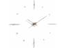 Nomon Mixto Chrome Walnut Wall Clock