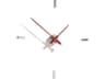 Nomon Tacon Chrome Red Wall Clock
