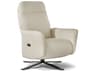 Natuzzi Editions Sidney King Swivel Armchair with Double Power Motion