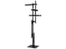 Oluce Las Matt Black Grey LED Floor Lamp