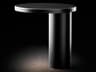 Oluce Cylinda Black LED Desk Lamp