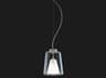 Oluce Lanterna 1-Light Clear Glass Mini Pendant