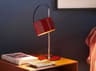 Oluce Coupe Scarlet Red LED Desk Lamp