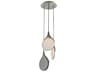 Oggetti Stillabunt 3-Light Silver White Round Pendant