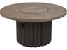 Outdoor Greatroom Reverie Cast Aluminum Round Fire Pit Table