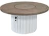 Outdoor Greatroom Reverie Cast Aluminum Round Fire Pit Table