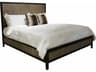 Oliver Home Canna Midnight Black Oak Wood King Platform Bed