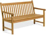 Oxford Garden Classic Teak Natural Outdoor Patio Bench