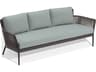 Oxford Garden Nette Aluminum Seafoam Cushion Sofa