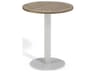 Oxford Garden Travira Aluminum Vintage Round Bistro Table