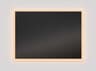 Oxygen by Quorum Starlight Black Square Wall Mirror