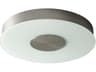 Oxygen by Quorum Dione 1-Light Satin Nickel Round Flush Mount