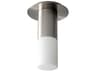 Oxygen by Quorum Pilar 1-Light Satin Nickel Cylinder Flush Mount