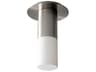 Oxygen by Quorum Pilar 1-Light Satin Nickel Cylinder Flush Mount