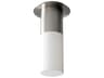 Oxygen by Quorum Pilar 1-Light Satin Nickel Cylinder Flush Mount