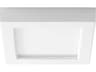 Oxygen by Quorum Altair 1-Light White Flush Mount