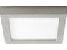 Oxygen by Quorum Altair 1-Light Satin Nickel Flush Mount