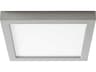 Oxygen by Quorum Altair 1-Light Satin Nickel Flush Mount