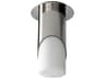 Oxygen by Quorum Ellipse 1-Light Polished Nickel Cylinder Flush Mount