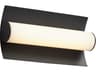 Oxygen by Quorum Wave 1-Light Black Wall Sconce