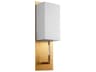 Oxygen by Quorum Epoch 1-Light Aged Brass Wall Sconce