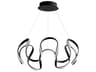 Oxygen by Quorum Cirro 1-Light Black Pendant